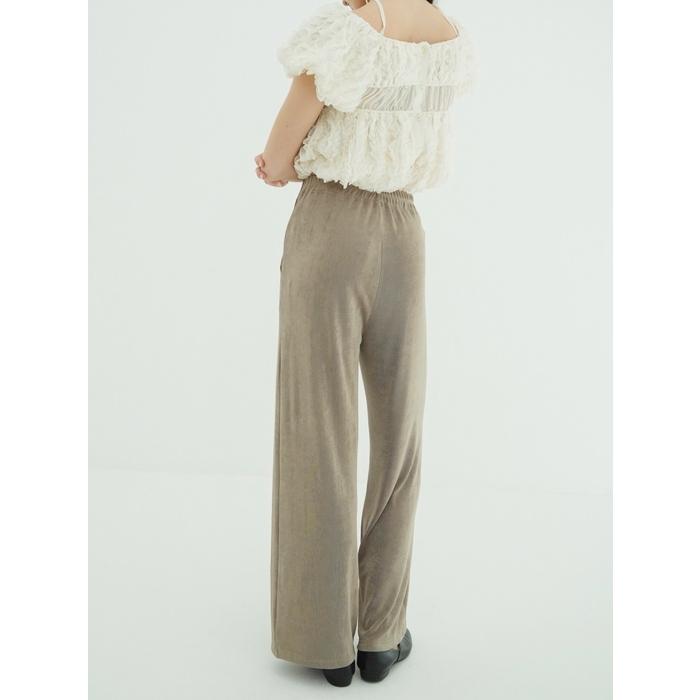 即日発送 CLANE 正規商品 ボトムス クラネ ブライト ジャージー パンツ BRIGHT JERSEY PANTS アイボリー/ベージュ/グリーン/ブラック 4色展開 2026春夏新作 | CLANE | 10