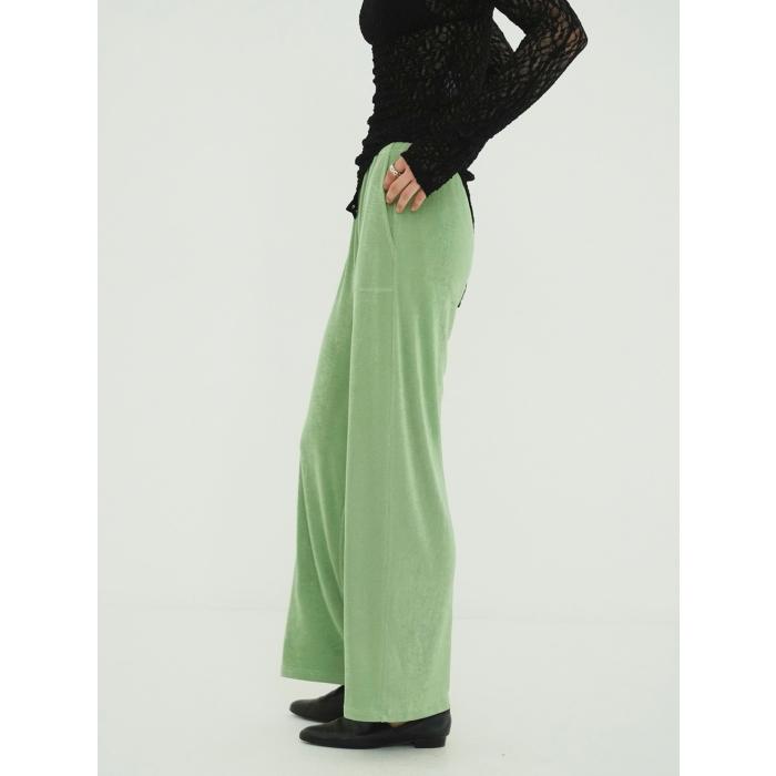 即日発送 CLANE 正規商品 ボトムス クラネ ブライト ジャージー パンツ BRIGHT JERSEY PANTS アイボリー/ベージュ/グリーン/ブラック 4色展開 2026春夏新作 | CLANE | 11