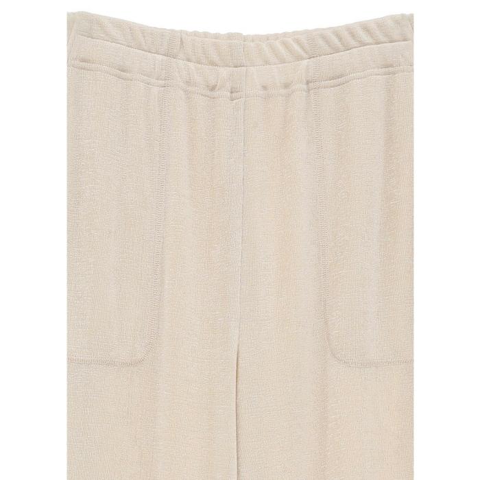 即日発送 CLANE 正規商品 ボトムス クラネ ブライト ジャージー パンツ BRIGHT JERSEY PANTS アイボリー/ベージュ/グリーン/ブラック 4色展開 2026春夏新作 | CLANE | 16