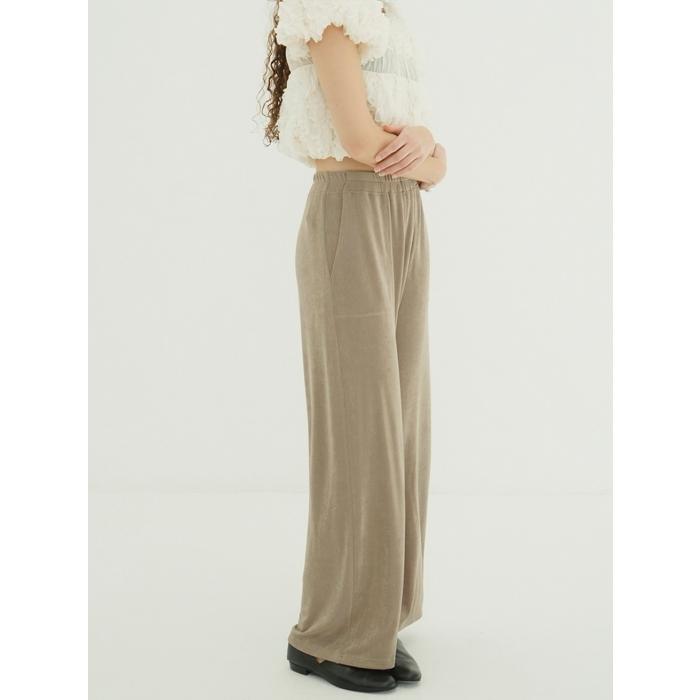 即日発送 CLANE 正規商品 ボトムス クラネ ブライト ジャージー パンツ BRIGHT JERSEY PANTS アイボリー/ベージュ/グリーン/ブラック 4色展開 2026春夏新作 | CLANE | 09
