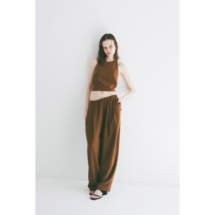CLANE（クラネ） 正規商品 ドローストリング ルーズ タック パンツ