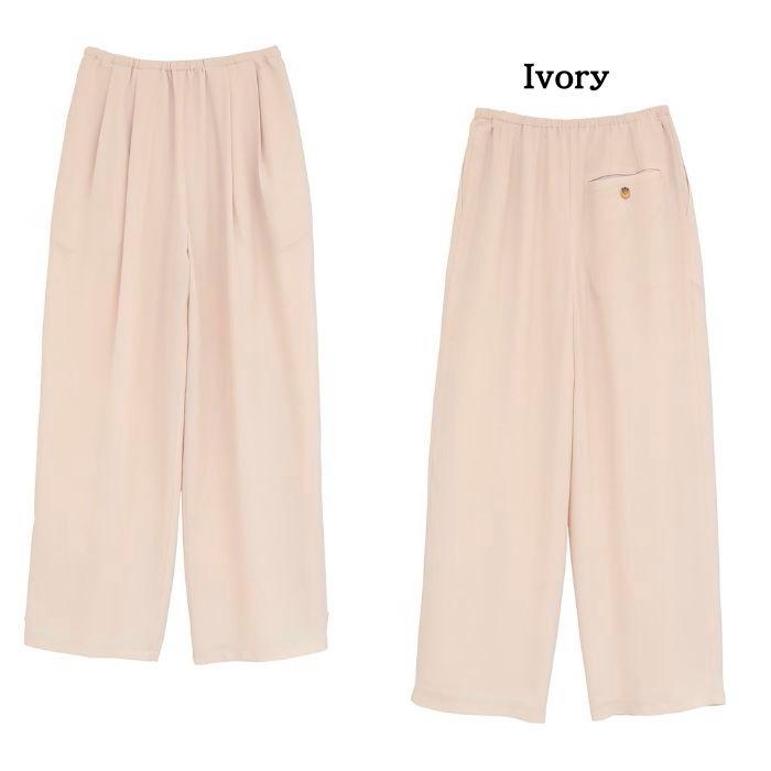 CLANE（クラネ） 正規商品 ドローストリング ルーズ タック パンツ