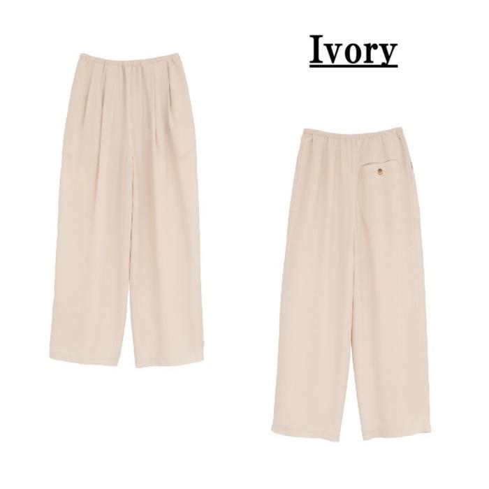 CLANE（クラネ） 正規商品 パンツ ドローストリング ルーズ タック