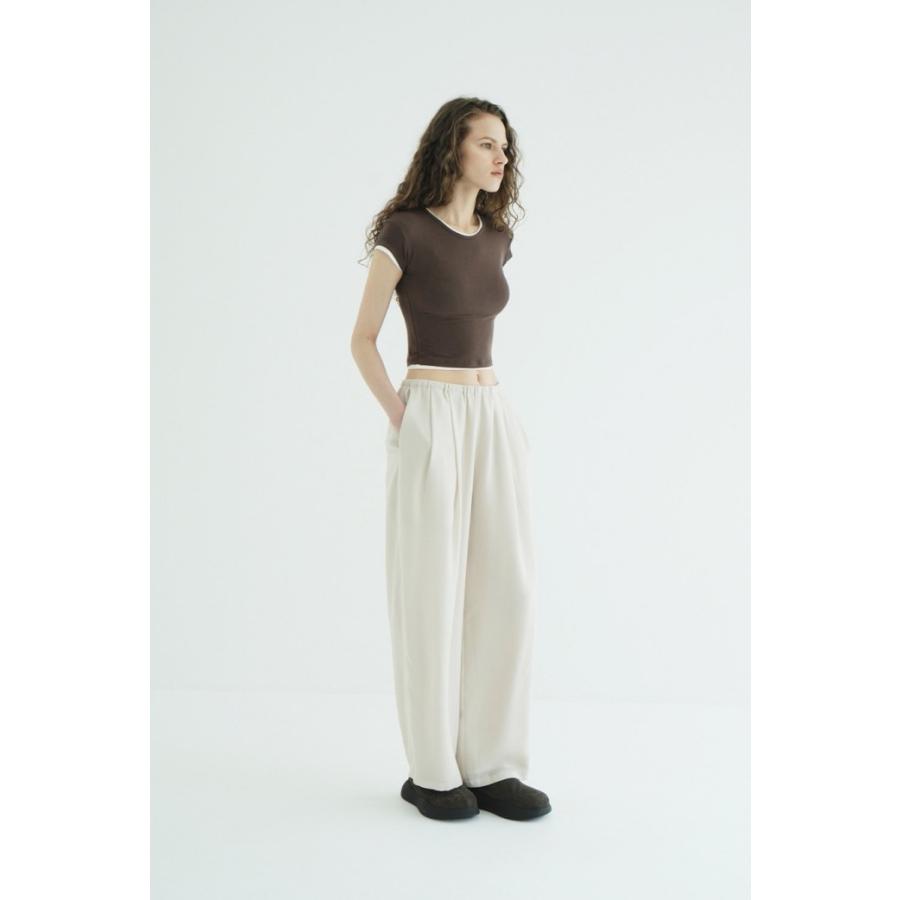 CLANE（クラネ） 正規商品 パンツ ドローストリング ルーズ タック