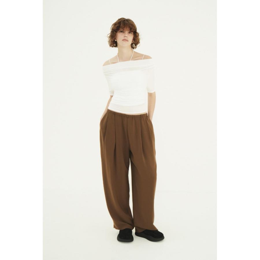 CLANE（クラネ） 正規商品 パンツ ドローストリング ルーズ タック