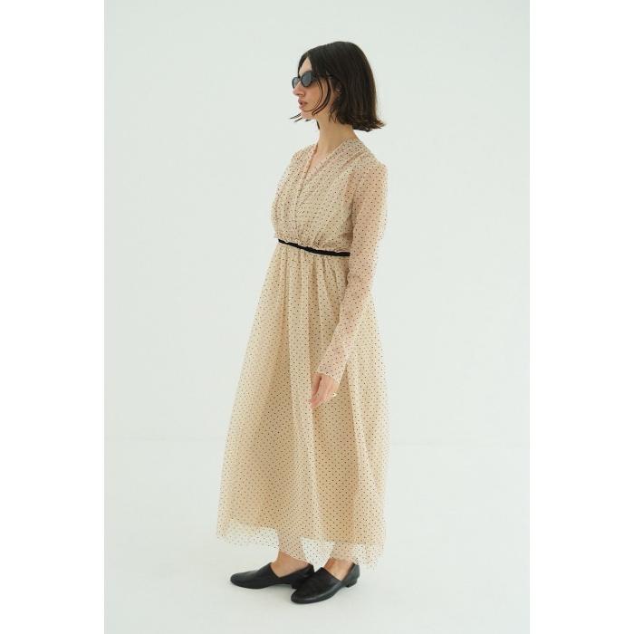 【ちょす】CLANE DOT SHEER CACHECOEUR CLANE（クラネ） 即日発送 正規商品 ドット シアー カシュクール
