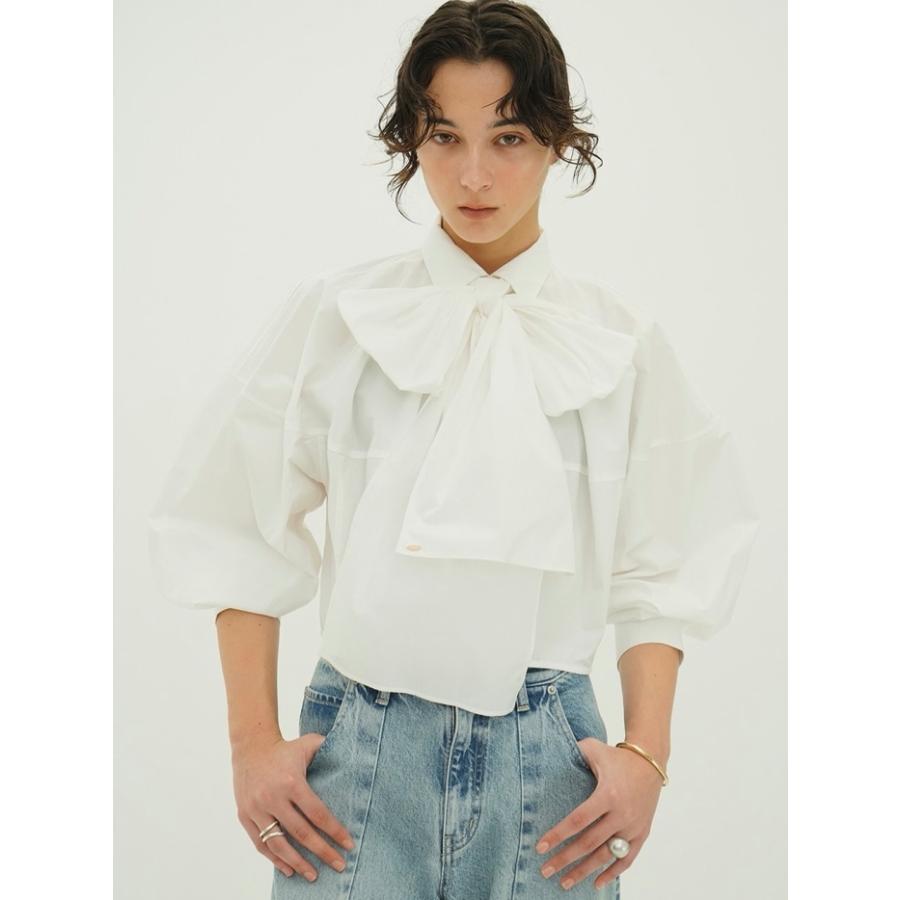 CLANE（クラネ） 即日発送 正規商品 リボン タイ コンパクト シャツ