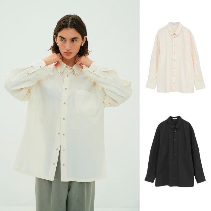 CLANE 白シャツ SALE】CLANE(クラネ) VOLUME SLEEVE SHIRTS - COLDBECK ONLINE（コール