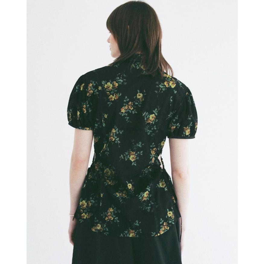 CLANE（クラネ） 即日発送 正規商品 シャツ フラワー サイド ホール