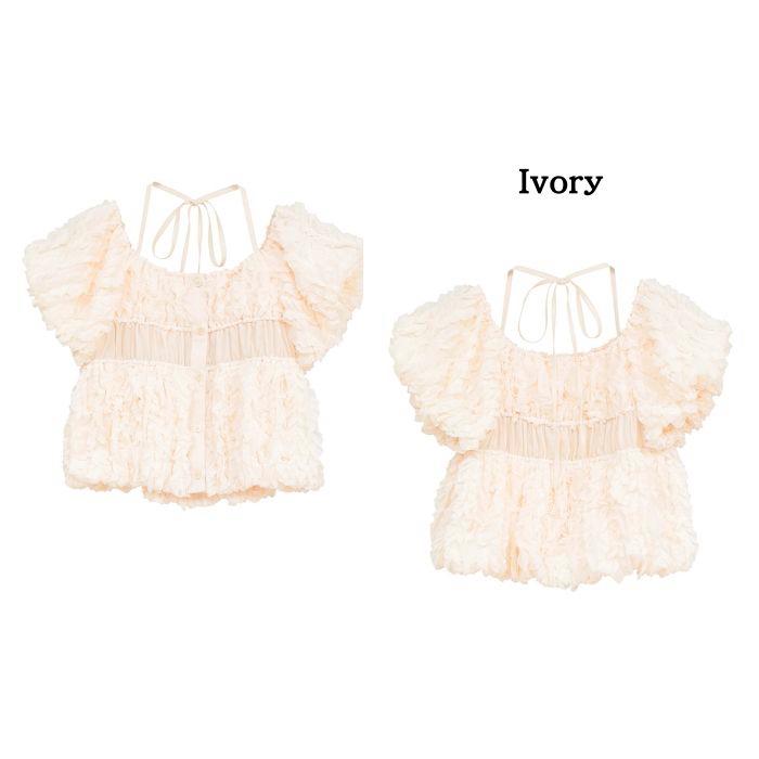 トップス CLANE / W FACE CROSS FRINGE TOPS CLANE W FACE CROSS FRINGE TOPS 【公式通販】