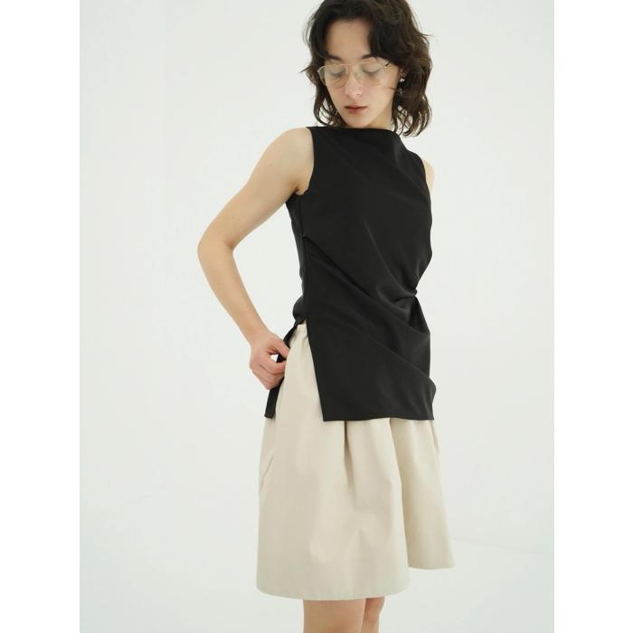 CLANE（クラネ） 正規商品 サテン ドレープ トップス SATIN DRAPE TOPS