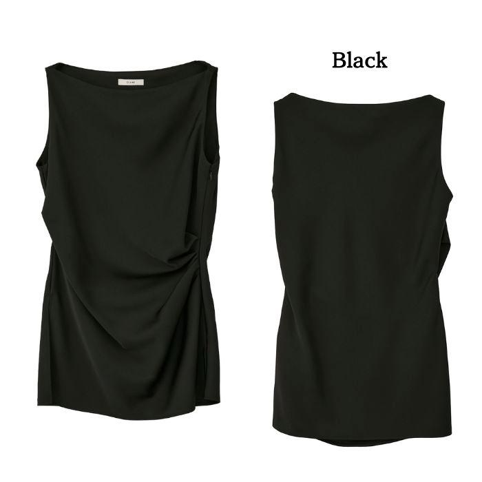 CLANE（クラネ） 正規商品 サテン ドレープ トップス SATIN DRAPE TOPS