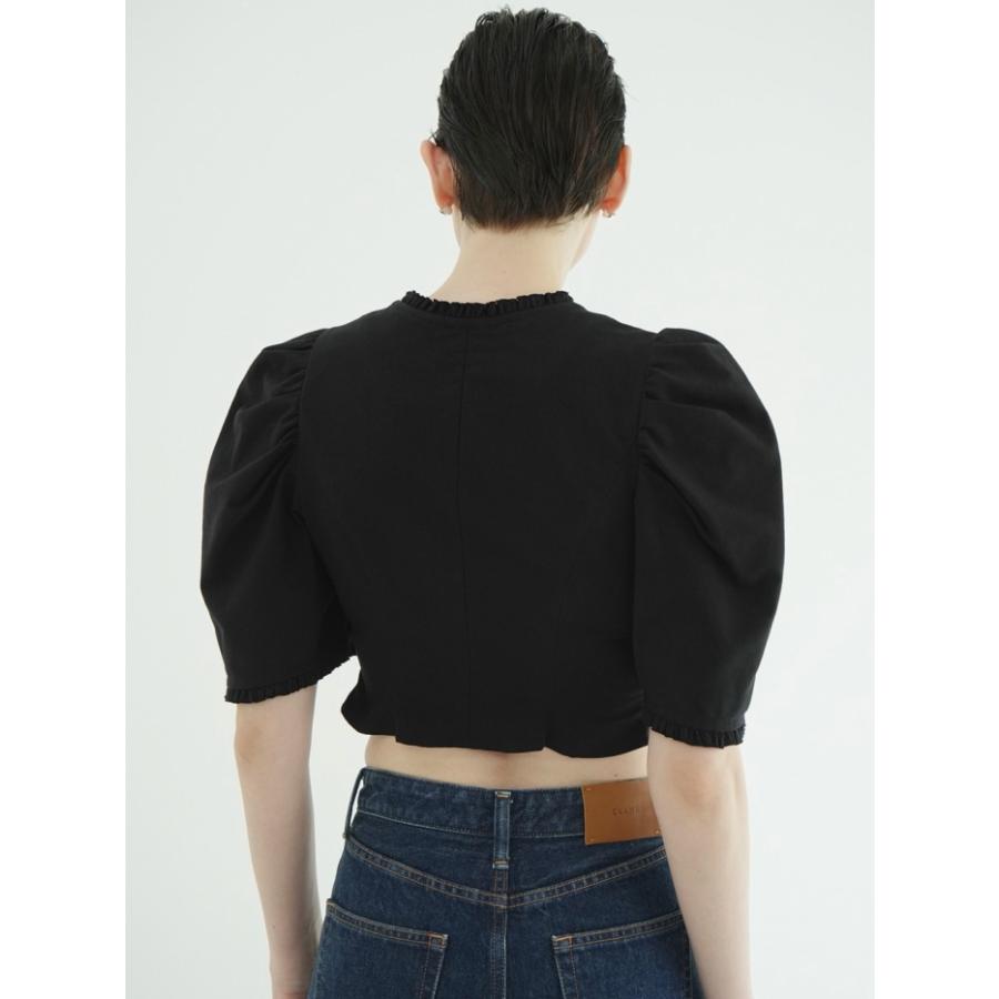 CLANE（クラネ） 即日発送 正規商品 フリル リボン ショート ブラウス