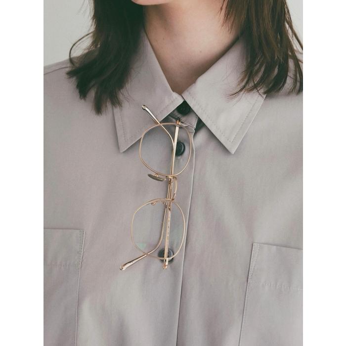 即日発送 CLANE 正規商品 シャツ クラネ ハーフ スリーブ シャツ HALF SLEEVE HUGE SHIRTS ホワイト/グレー/ストライプ 3色展開 2026春夏新作の画像