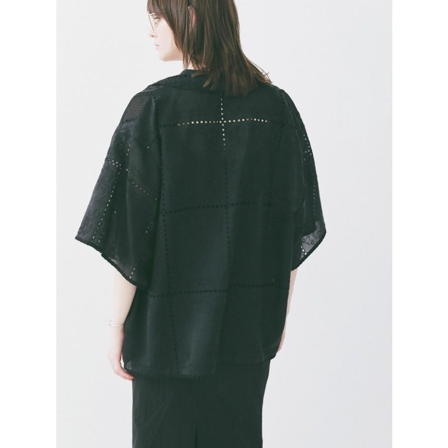 CLANE（クラネ） 即日発送 正規商品 刺繍 レース ボックス シャツ