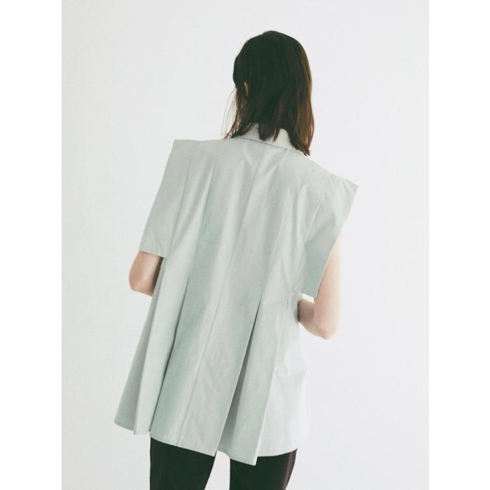 即日発送 CLANE 正規商品 トップス クラネ パネル プリーツ スクエア スリーブ シャツ PANELL PLEAT SQUARE SLEEVE SHIRTS 3色展開 2026春夏新作の画像