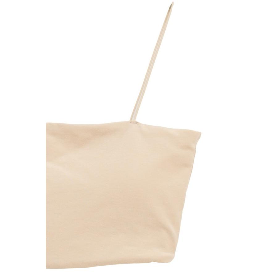 CLANE THIN CORD BANDEAU BRA TOPSベージュ2新品 CLANE（クラネ） タイムセール 正規商品 キャミソール インナー シン