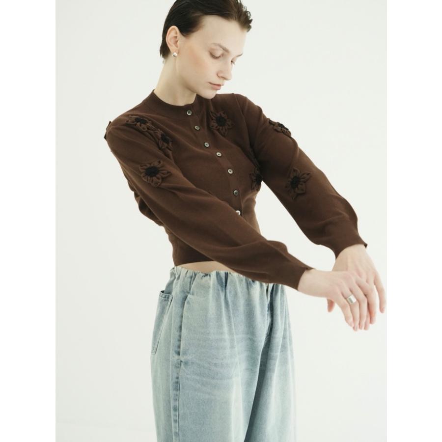 CLANE（クラネ） 即日発送 正規商品 フラワーモチーフニット