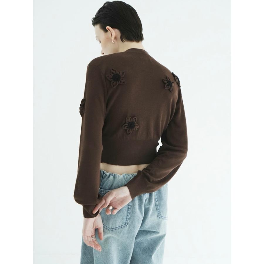CLANE（クラネ） 即日発送 正規商品 フラワーモチーフニット