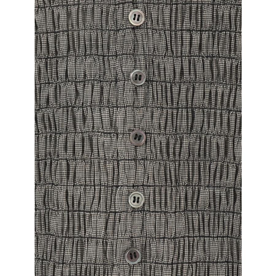 CLANE（クラネ） 正規商品 シャーリング ボタン トップス SHIRRING