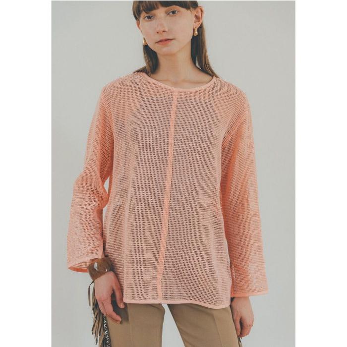 CLANE 正規商品 トップス クラネ ルーズ メッシュ トップス LOOSE MESH TOPS ピンク PINK 2022春夏新作  :121051042pi:Charger.web-store - 通販 - Yahoo!ショッピング