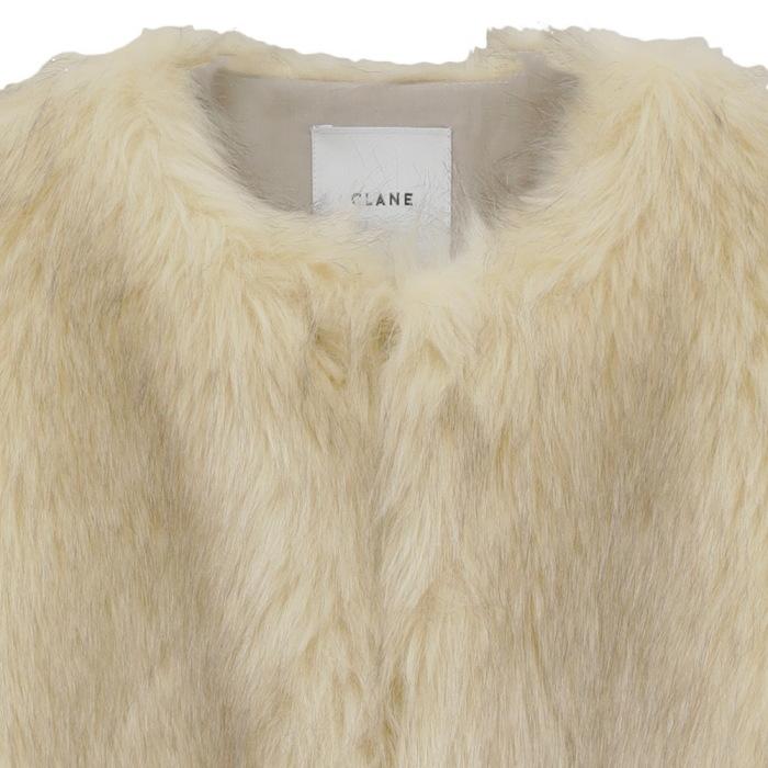 CLANE 正規商品 アウター クラネ ノーカラー ボリューム エコ CLANE 正規商品 アウター クラネ ノーカラー ボリューム エコ