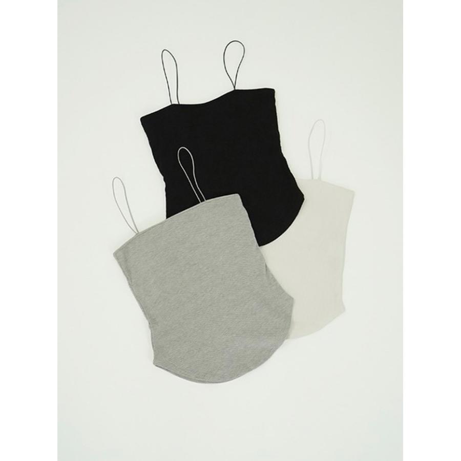 CLANE THIN CORD BANDEAU TOPS ホワイト CLANE THIN CORD BANDEAU TOPS