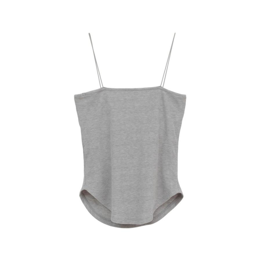 CLANE THIN CORD BARE TOP ホワイト THIN CORD BANDEAU TOPS｜TOPS