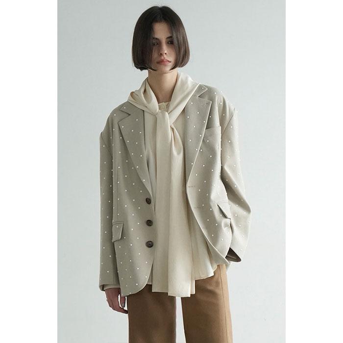 CLANE 正規商品 アウター ジャケット クラネ パール ドット CLANE 正規商品 アウター ジャケット クラネ パール ドット