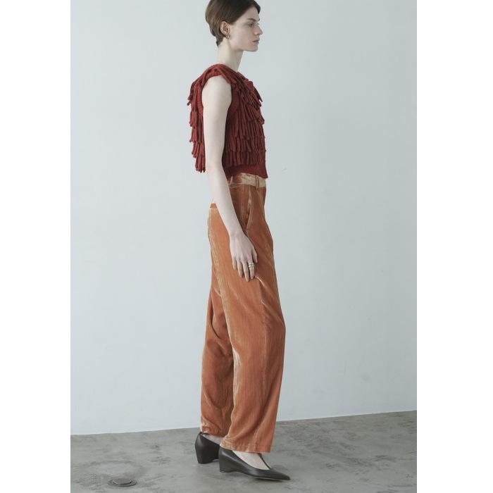 CLANEクラネ完売 ベロアパンツ SALE】CLANE(クラネ) VELOR TUCK WIDE PANTS - COLDBECK ONLINE