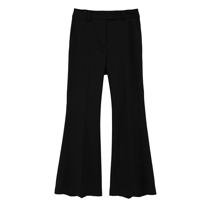 CLANE 正規商品 パンツ クラネ バック プリーツ フレア BACK PLEATS 