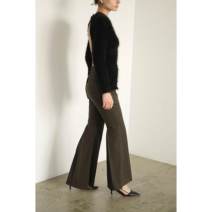CLANE 正規商品 パンツ クラネ バック プリーツ フレア BACK PLEATS 