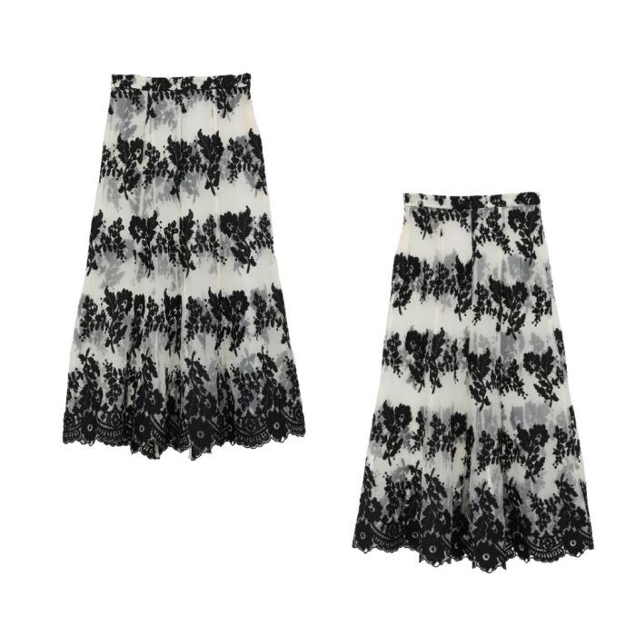 CLANE 正規商品 スカート クラネ シアー フラワー レース SHEER FLOWER 