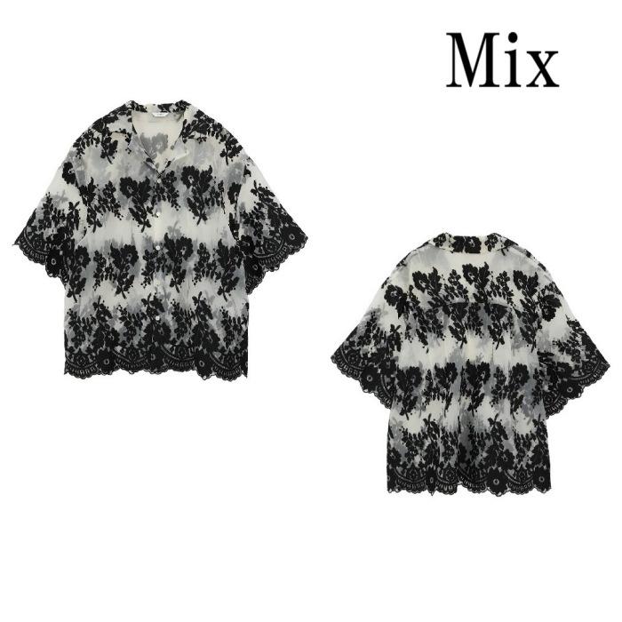 CLANE 正規商品 シャツ クラネ シアー フラワー レース SHEER CLANE 正規商品 シャツ クラネ シアー フラワー レース SHEER