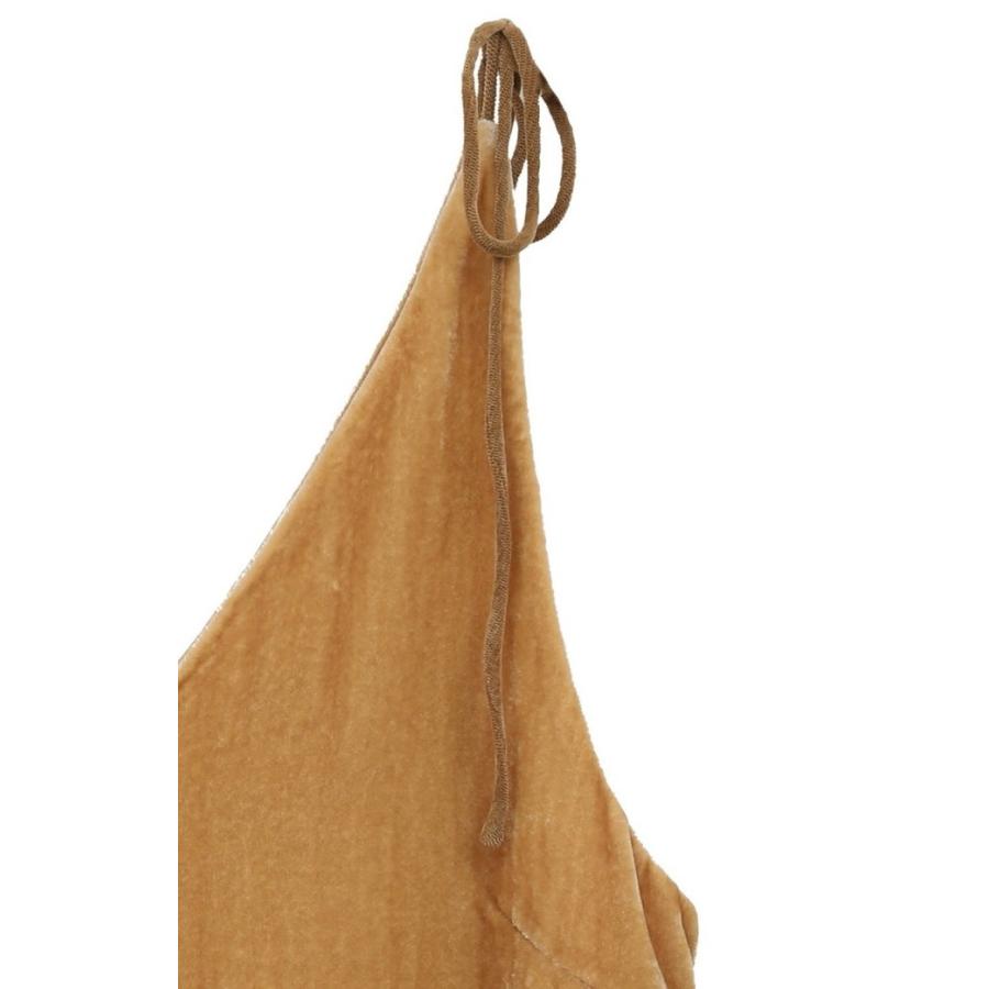 トップス CLANE VELOUR SHOULDER RIBBON CAMISOLE CLANE(クラネ)のVELOUR SHOULDER RIBBON CAMISOLE TOPS通販