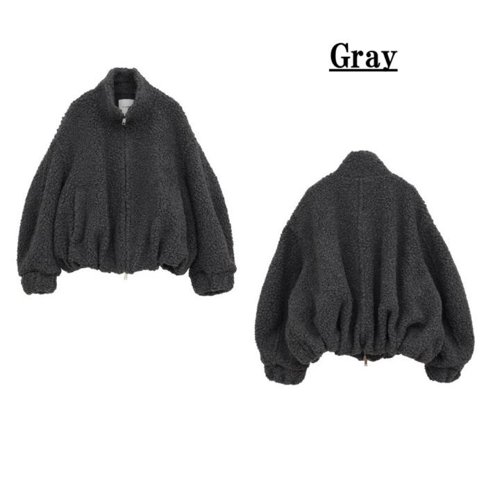 CLANE（クラネ） 正規商品 アウター バルーン ボア ブルゾン BALLOON