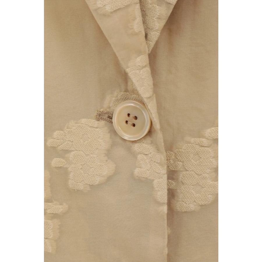 CLANE（クラネ） 正規商品 ジャケット フラワー シアー ジャカード