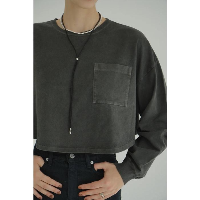 CLANE（クラネ） 正規商品 トップス ピグメント ショート トップス