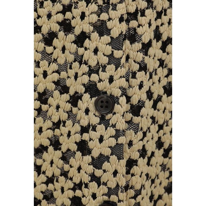 CLANE（クラネ） 正規商品 トップス シャツ 3D フラワー レース シャツ