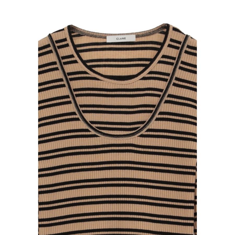 CLANE（クラネ） 正規商品 トップス レイヤード ショルダー カット