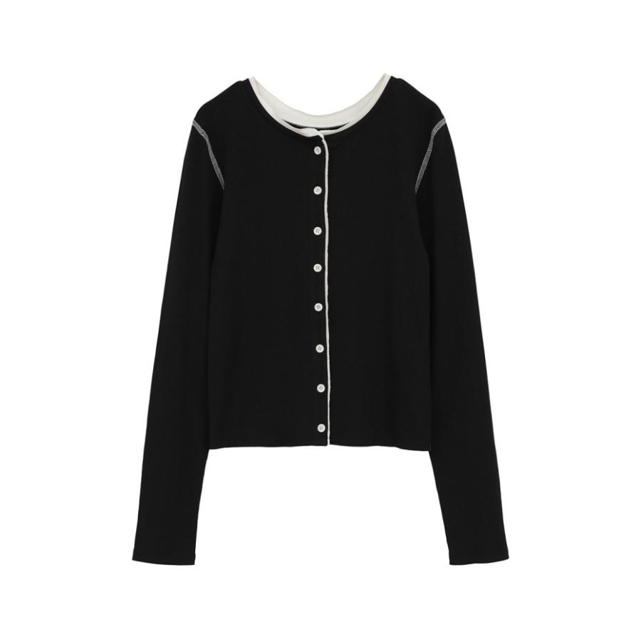 CLANE（クラネ） 正規商品 トップス ダブルフェイス バイカラー