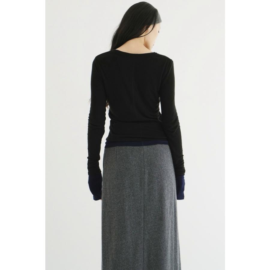CLANE（クラネ） 正規商品 シアー レイヤード カット トップス SHEER