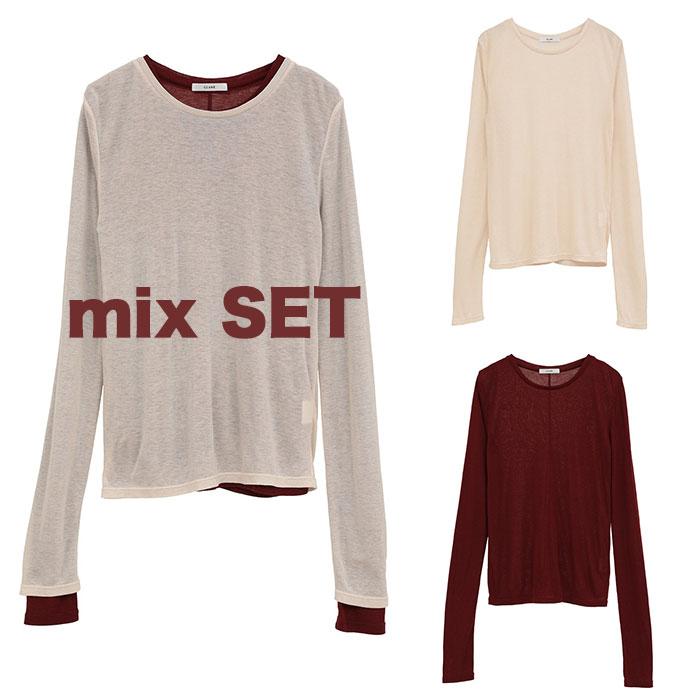 CLANE（クラネ） SALE 30%OFF CLANE 正規商品 シアー レイヤード