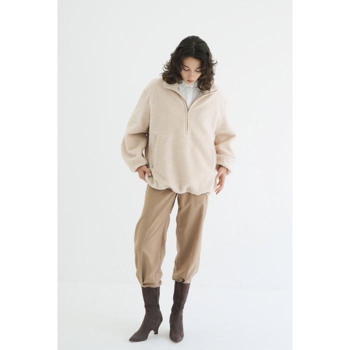 CLANE 正規商品 トップス クラネ スリバー ハーフジップ SLIVER HALF