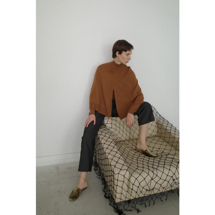 CLANE 2WAY CAPE KNIT TOPS / PANTS セット CLANE（クラネ） 正規商品 トップス ニット セット ケープ セット