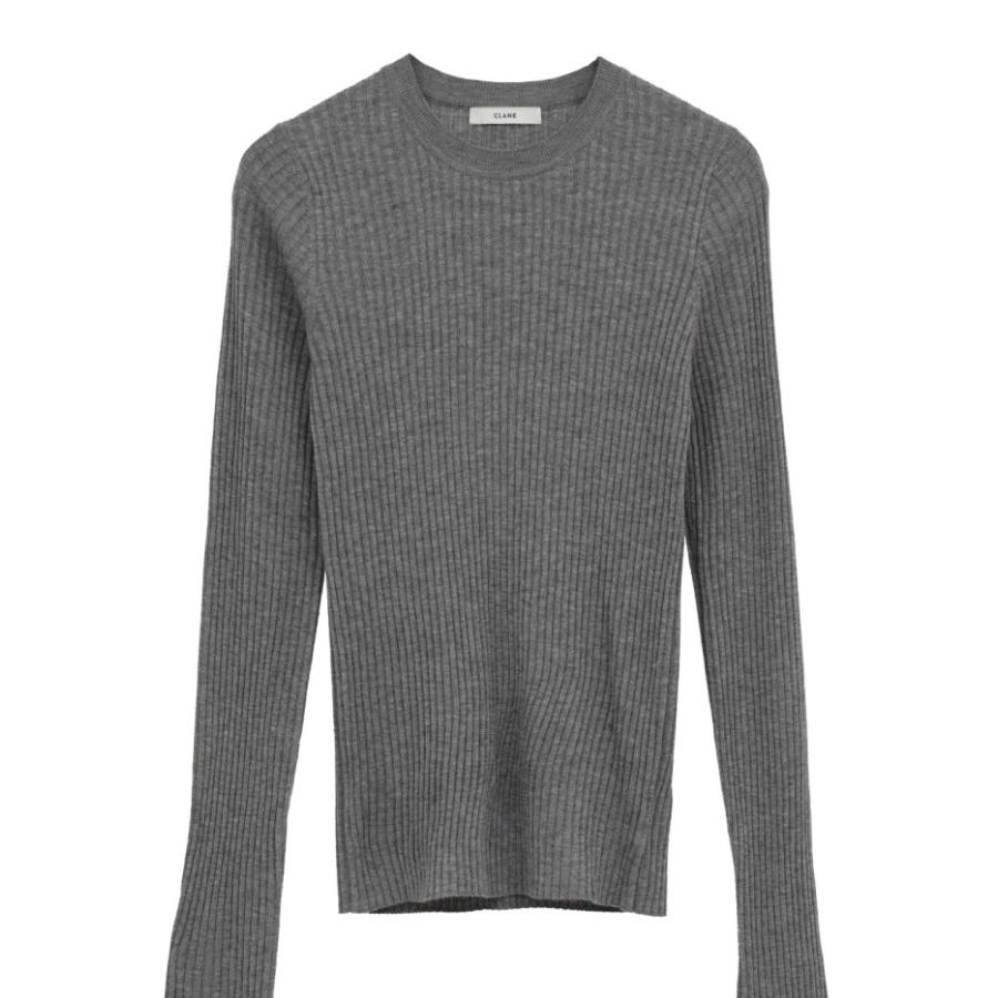 CLANE（クラネ） 正規商品 トップス シアー リブニット トップス SHEER