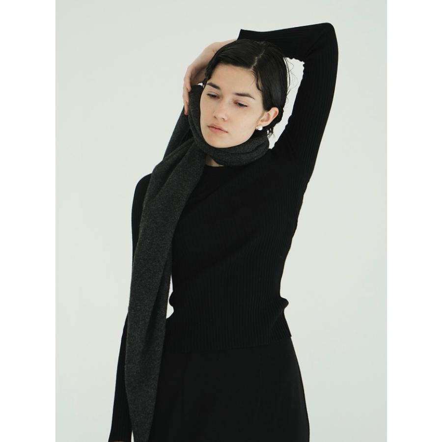 CLANE（クラネ） 正規商品 トップス シアー リブニット トップス SHEER