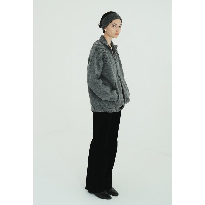CLANE クラネ　テーラドジャケットニットトップス セール】POCKET ZIP KNIT TOPS（その他アウター）｜CLANE（クラネ）の