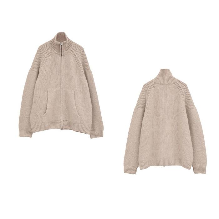 CLANE（クラネ） 正規商品 トップス ニット ポケット ジップ ニット