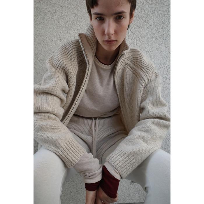 CLANE（クラネ） 正規商品 トップス ニット ポケット ジップ ニット